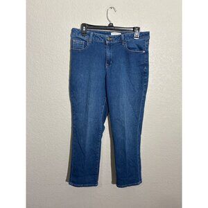 Coldwater Creek Jeans Womens Size 6 Blue Natural Fit Straight Leg Jeans Denim